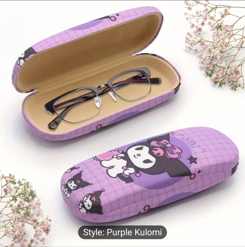 Purple Hard Shell Eyeglasses Case